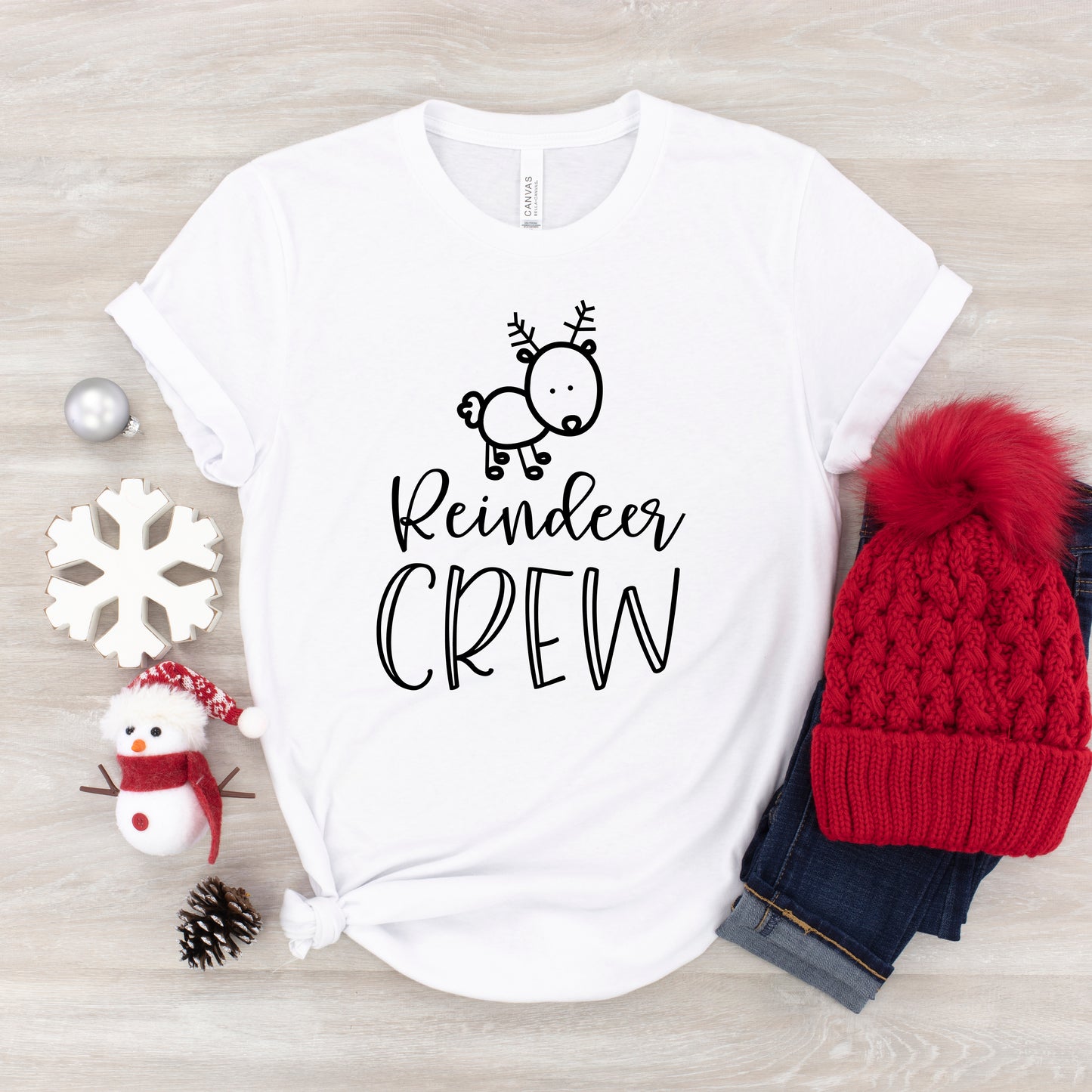 Reindeer Crew | Youth Short Sleeve Crew Neck