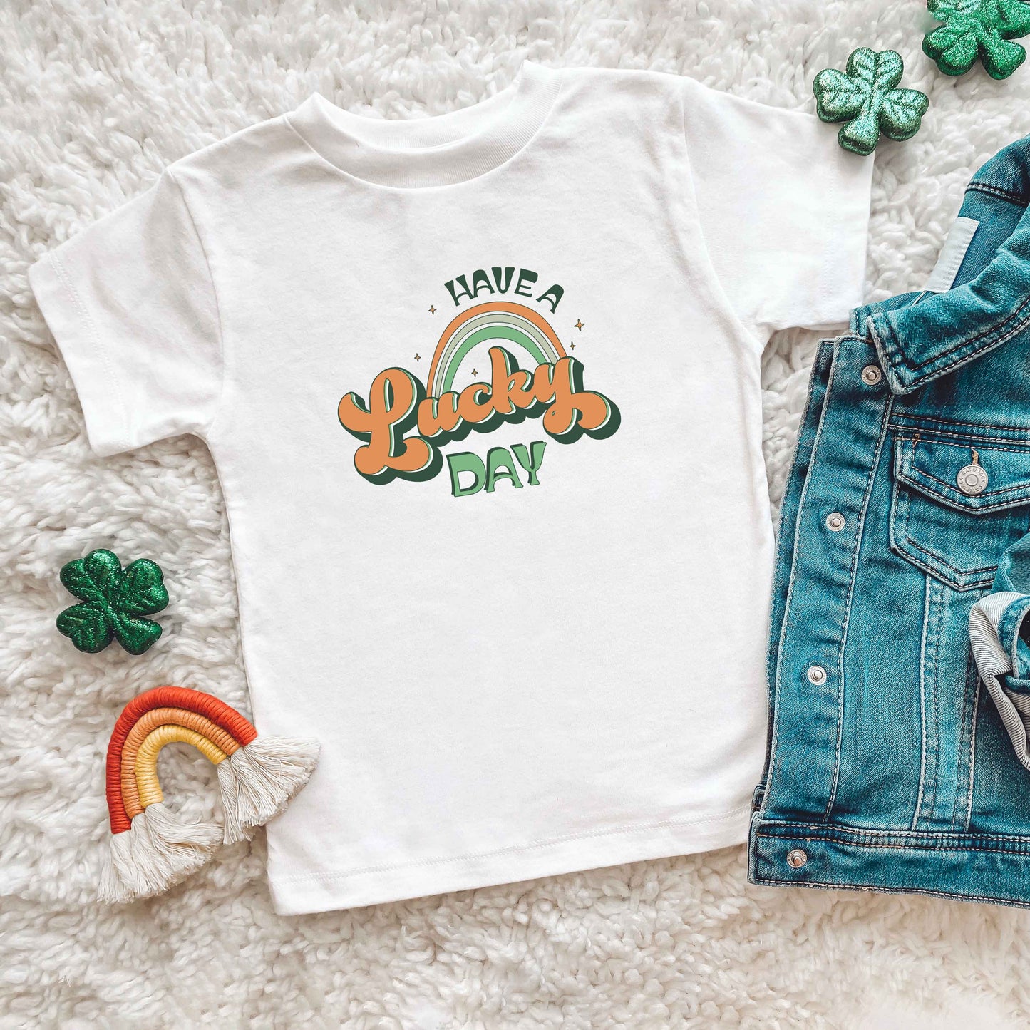 Have A Lucky Day | Toddler Short Sleeve Crew Neck