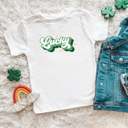 Retro Lucky | Toddler Short Sleeve Crew Neck