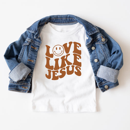 Love Like Jesus Smiley Face | Youth Short Sleeve Crew Neck
