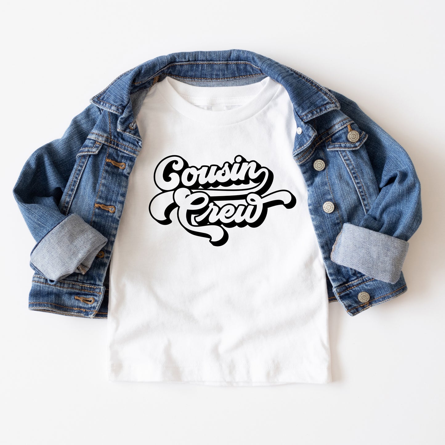 Retro Cousin Crew | Toddler Short Sleeve Crew Neck