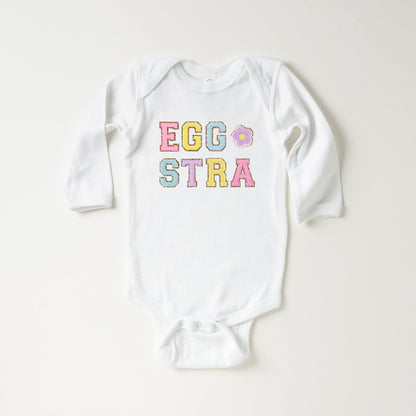 Eggstra Flower | Baby Long Sleeve Onesie