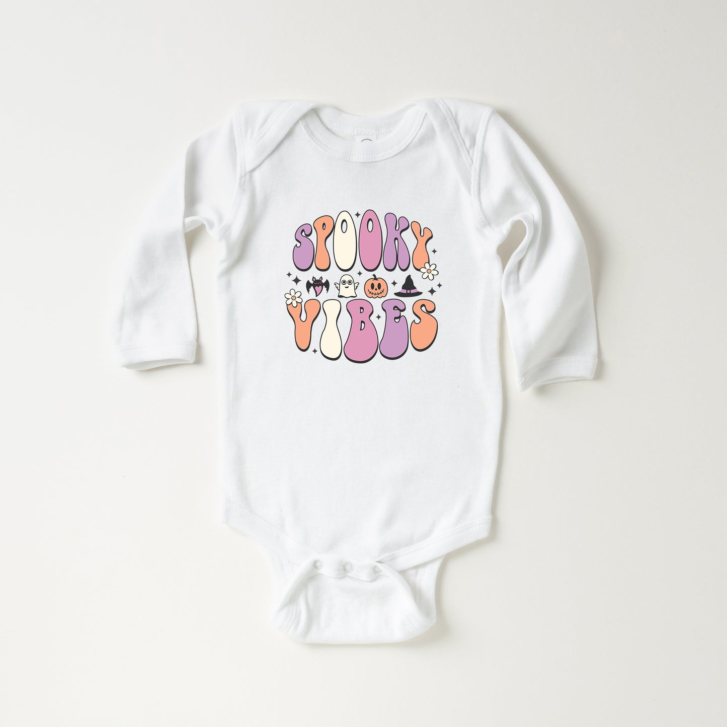Spooky Vibes Bubble | Baby Long Sleeve Onesie