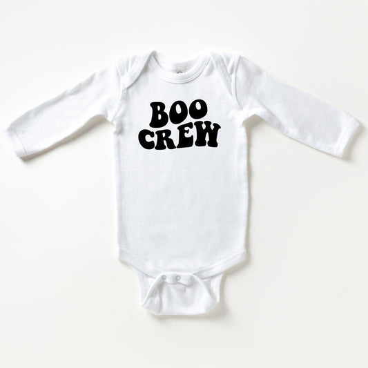 Boo Crew Wavy | Baby Long Sleeve Onesie