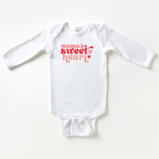 Mama's Sweet Heart | Baby Long Sleeve Onesie