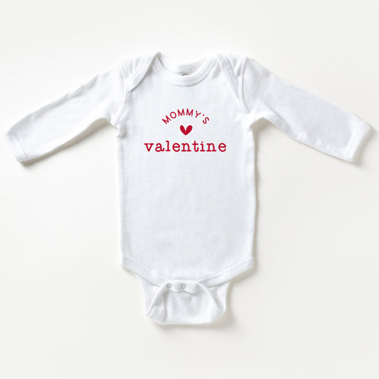 Mommy's Valentine | Baby Long Sleeve Onesie