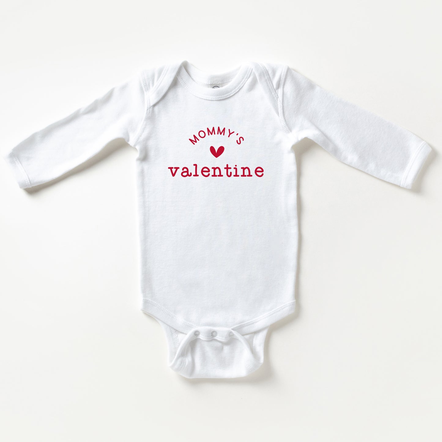 Mommy's Valentine | Baby Long Sleeve Onesie