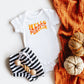 Hello Pumpkin Wavy | Baby Onesie