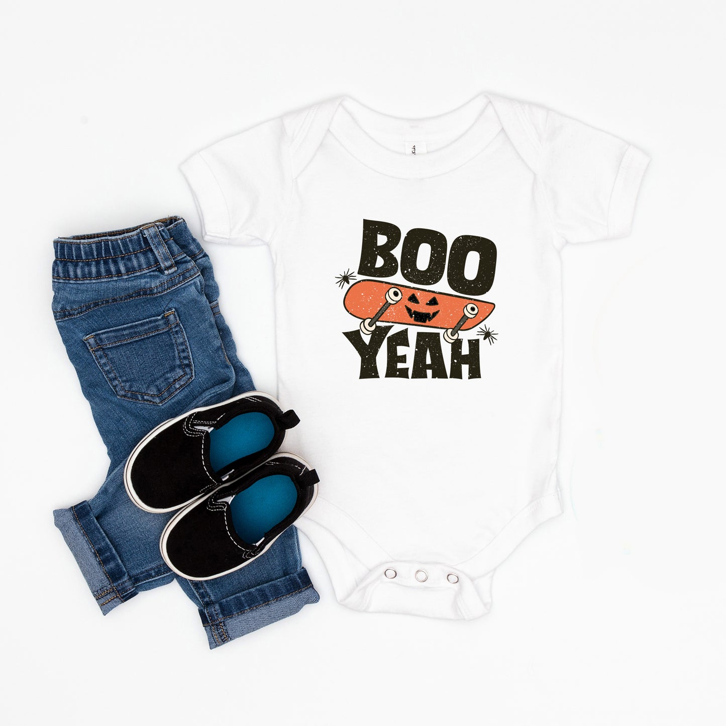 Boo Yeah Skateboard | Baby Onesie
