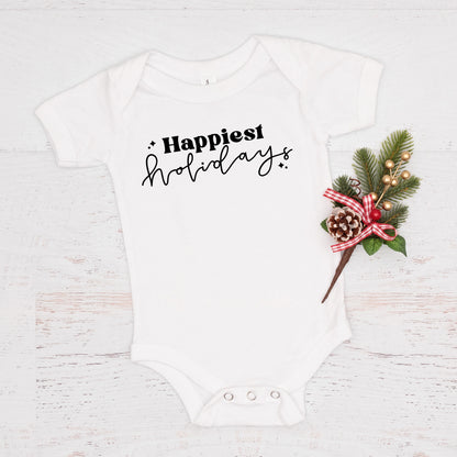Happiest Holidays | Baby Onesie