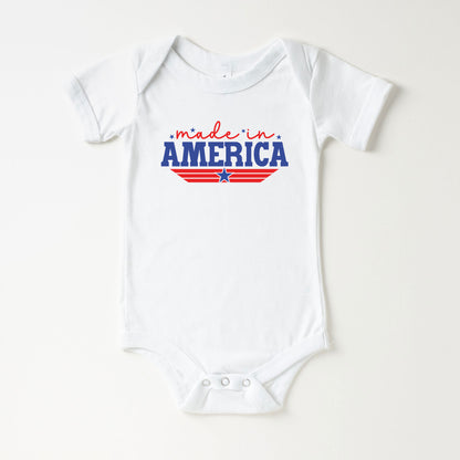 Made In America Stripes | Baby Onesie
