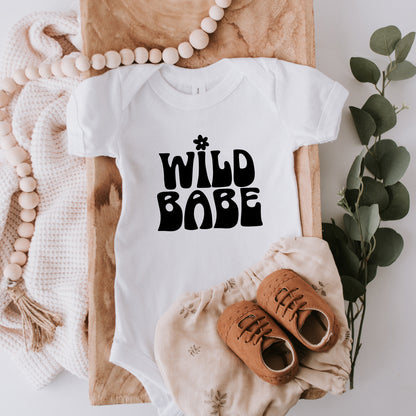 Wild Babe Flower | Baby Onesie