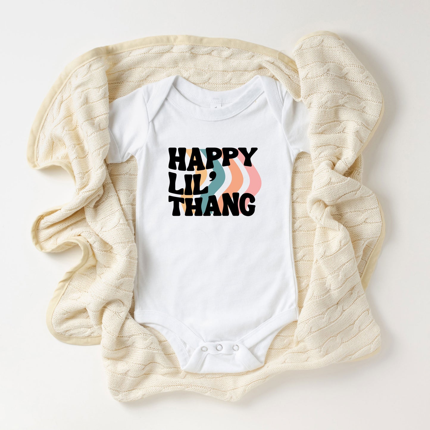 Happy Lil' Thang | Baby Onesie