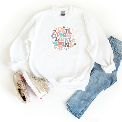 Let Your Light Shine Flowers | Youth Sweatshirt