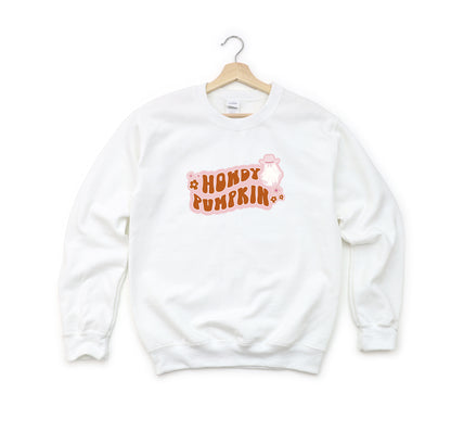 Howdy Pumpkin Ghost | Youth Sweatshirt