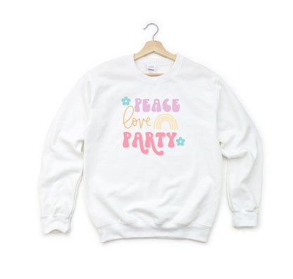 Peace Love Party | Youth Sweatshirt