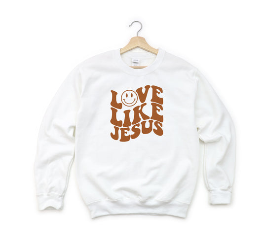 Love Like Jesus Smiley Face | Youth Sweatshirt