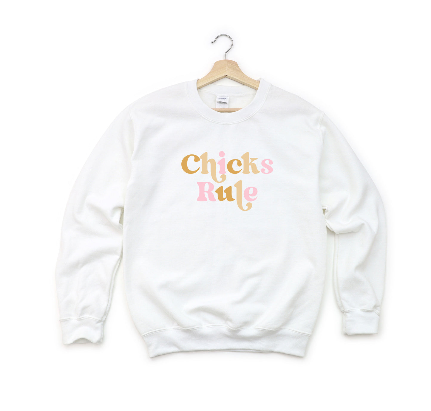 Chicks Rule Colorful | Youth Sweatshirt
