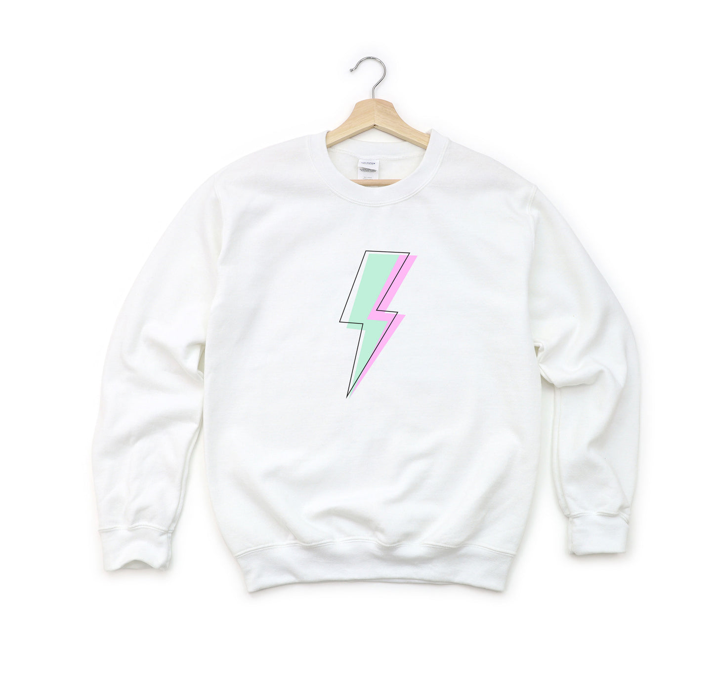 Layered Lightning Bolt | Youth Sweatshirt
