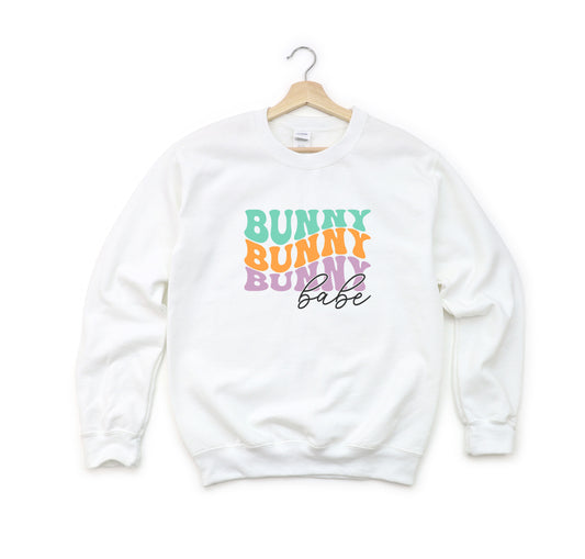 Bunny Babe Stacked | Youth Sweatshirt