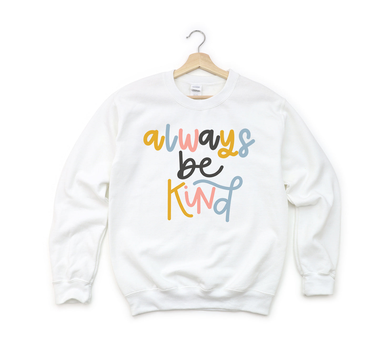 Always Be Kind Colorful | Youth Sweatshirt