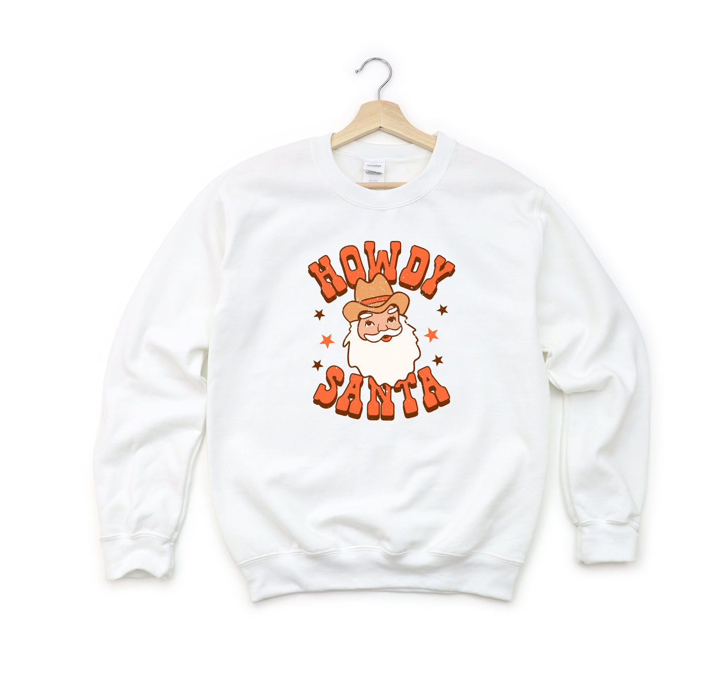 Retro Howdy Santa | Youth Sweatshirt