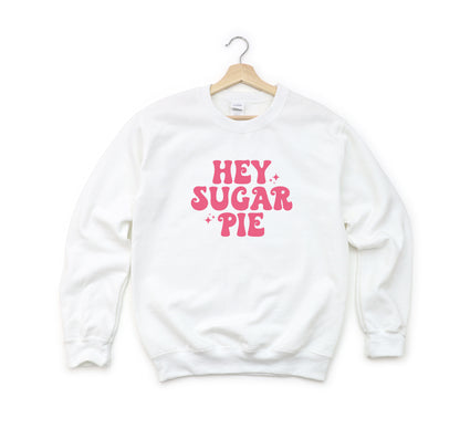 Hey Sugar Pie Stars Pink | Youth Sweatshirt