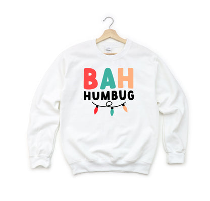 Bah Humbug Lights | Youth Sweatshirt