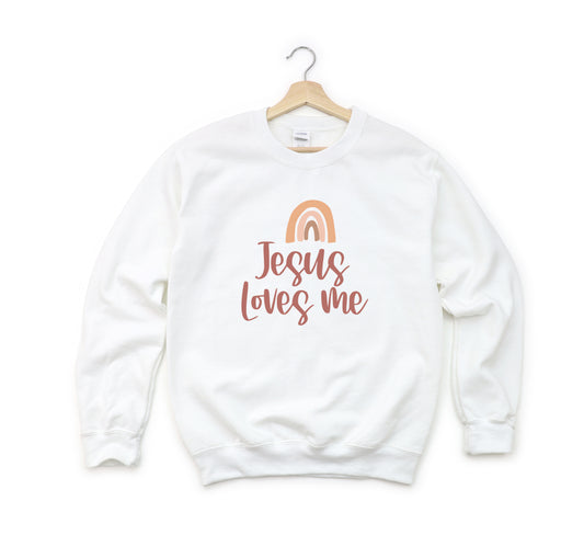 Jesus Loves Me Rainbow | Youth Sweatshirt