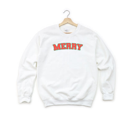 Merry Varsity | Youth Sweatshirt
