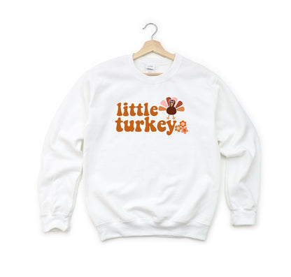 Little Turkey Flowers | Youth Sweatshirt