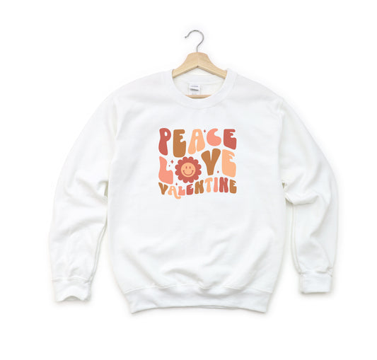 Peace Love Valentine | Youth Sweatshirt