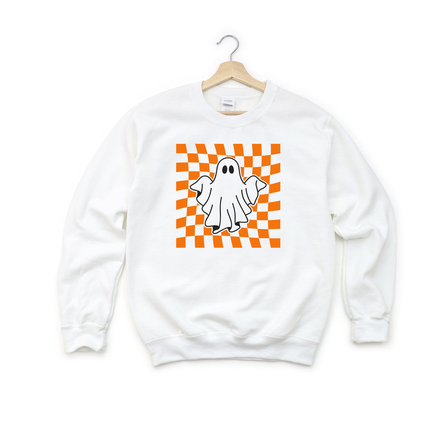 Checkered Ghost | Youth Sweatshirt