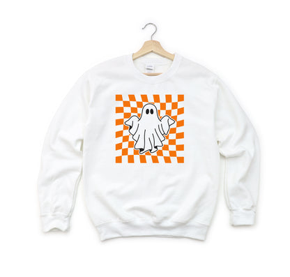 Checkered Ghost | Youth Sweatshirt