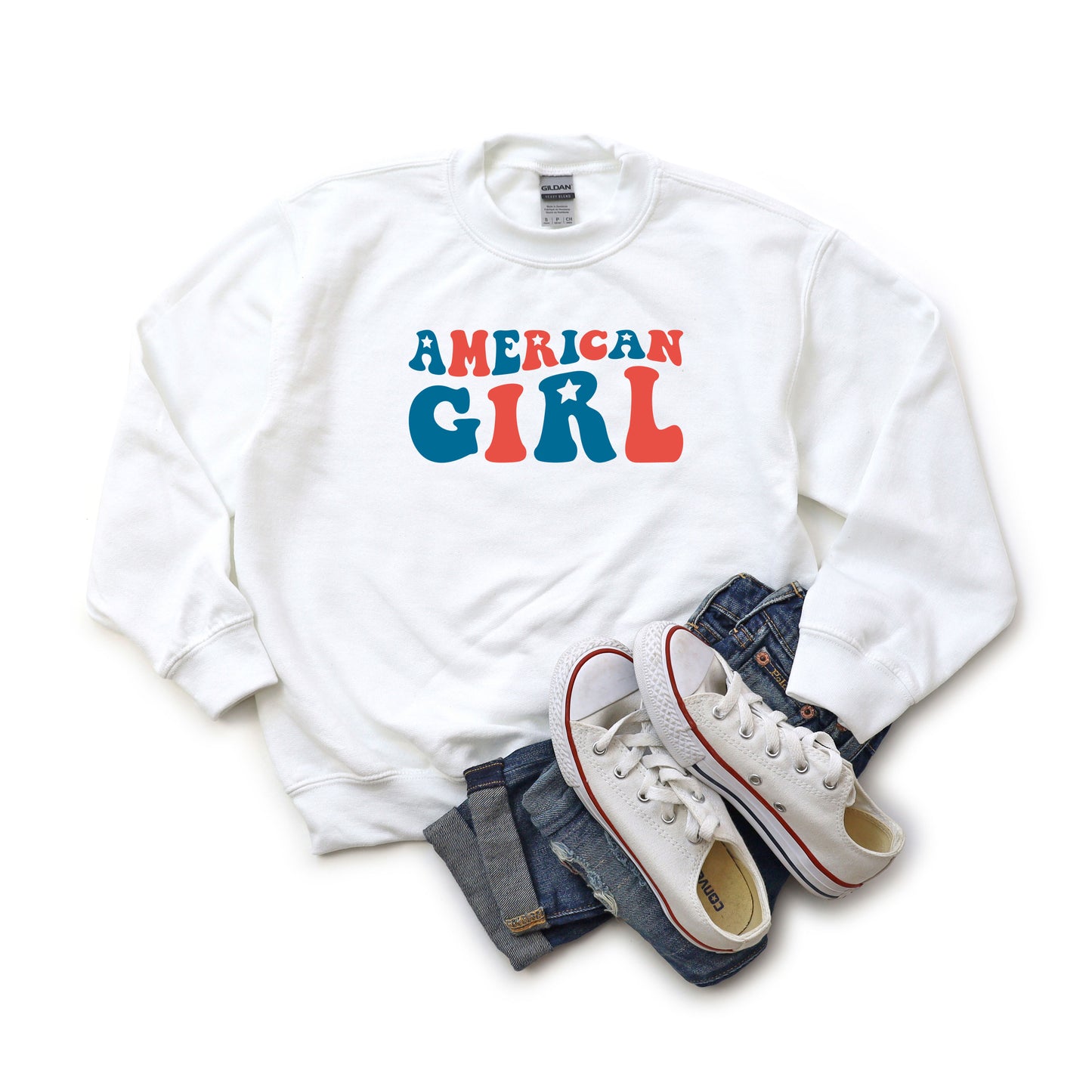 American Girl Stars | Youth Sweatshirt