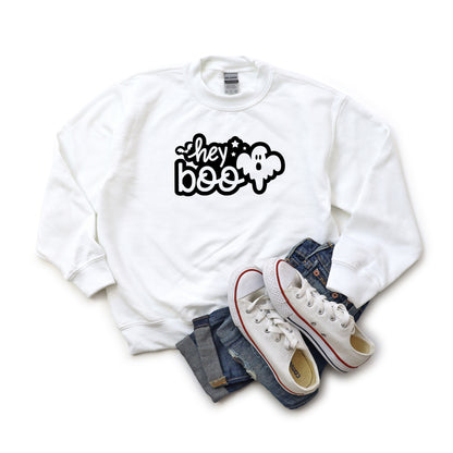 Hey Boo Ghost | Youth Sweatshirt