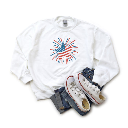 Star Flag Firework | Youth Sweatshirt