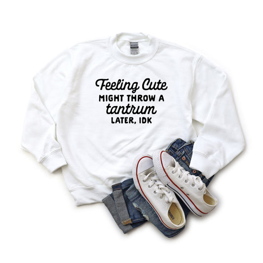Might Throw A Tantrum | Youth Sweatshirt