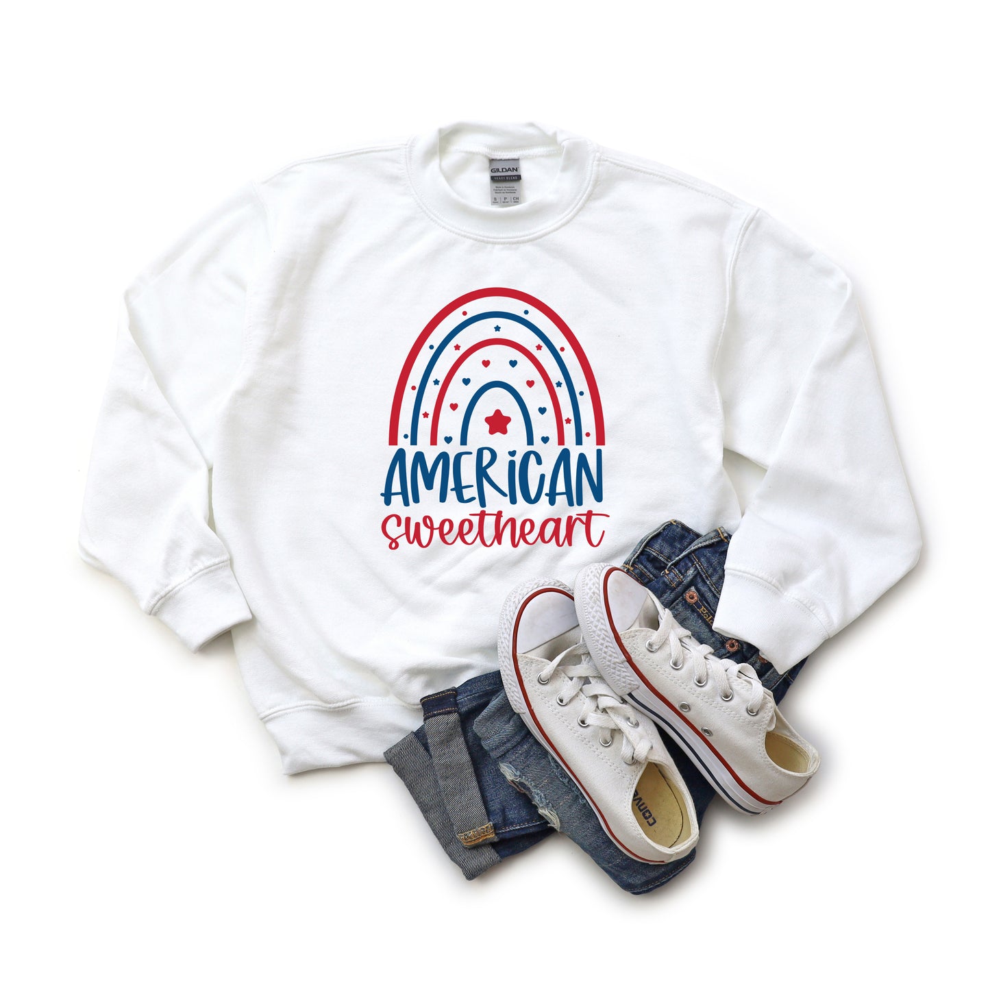 American Sweetheart Rainbow | Youth Sweatshirt