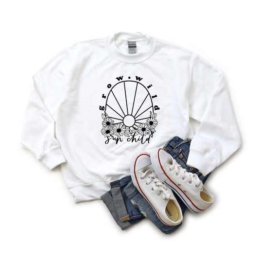 Grow Wild Sun Child | Youth Sweatshirt