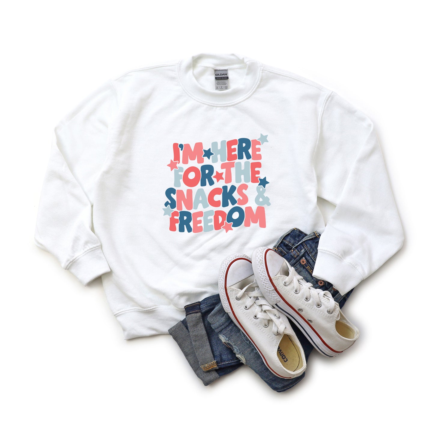 I'm Here For The Snacks | Youth Sweatshirt