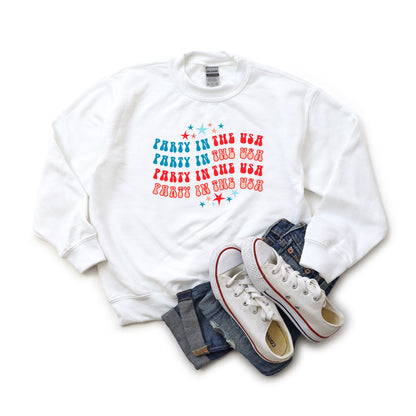 Party In The USA Wavy | Youth Sweatshirt