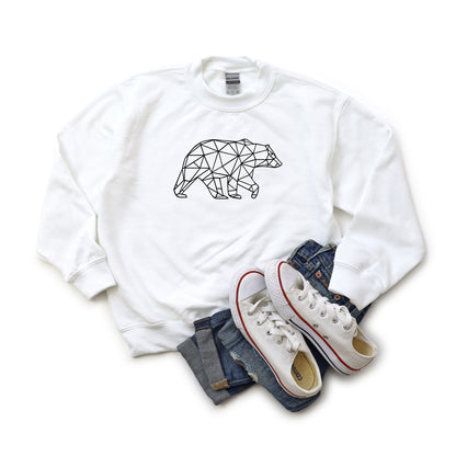 Geometric Bear | Youth Sweatshirt