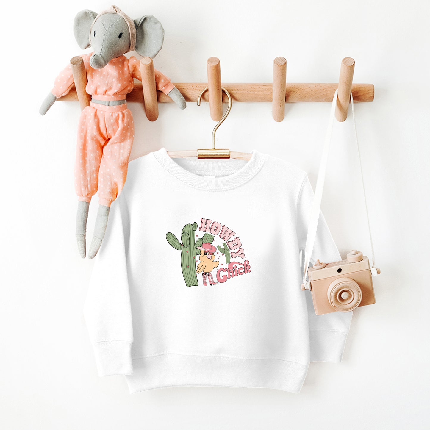 Howdy Chick | Toddler Sweatshirt