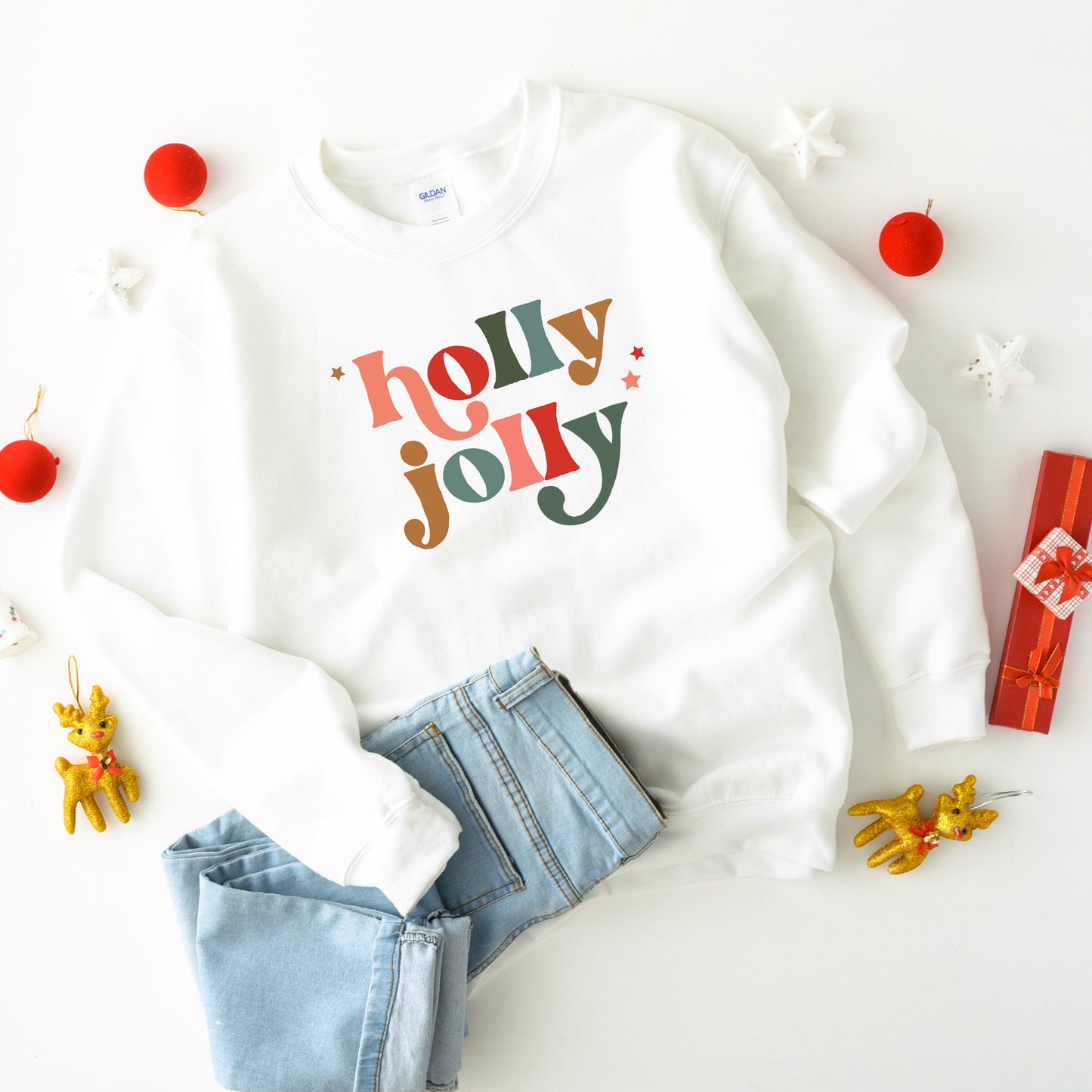 Holly Jolly Stars | Youth Sweatshirt