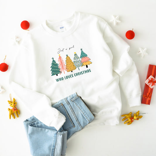 Just A Girl Who Loves Christmas | Youth Sweatshirt