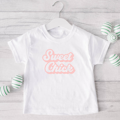 Sweet Chick | Toddler Short Sleeve Crew Neck