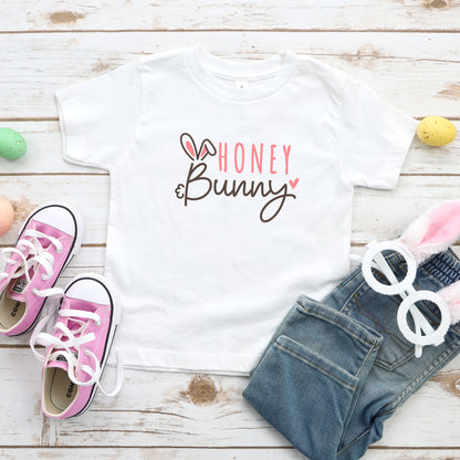 Honey Bunny | Toddler Short Sleeve Crew Neck