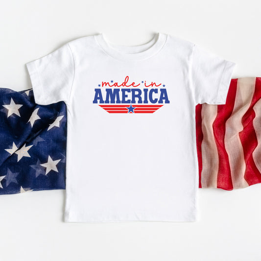 Made In America Stripes | Youth Short Sleeve Crew Neck