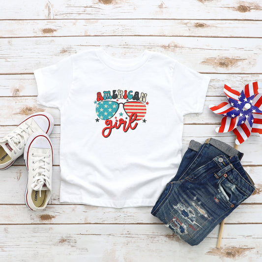 American Girl Sunglasses | Youth Short Sleeve Crew Neck